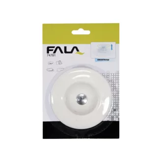 FALA Dop de scurgere silicon alb