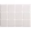 VOREL Pad autoadeziv antiderapant pentru picioare de mobila patrat alb 28 x 28 mm (12 buc)