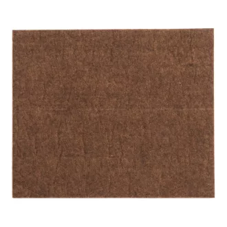 VOREL Pad picior mobila autoadeziv maro 100 x 120 mm