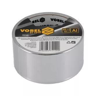 VOREL Bandă adezivă din aluminiu 48 mm x 10 m