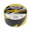 VOREL Banda de marcare autoadeziva negru-galben 48 mm x 33 m PVC