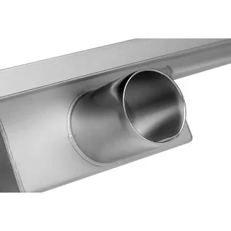 FALA Sifon de duș montat pe perete 400 mm Caramida