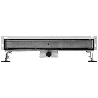 FALA Sifon de duș montat pe perete 700 mm Caramida