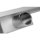 FALA Sifon de dus montat pe perete 800 mm Caramida