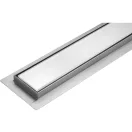 FALA Sifon de dus 800 mm Sticla alba inox