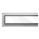 FALA Sifon de dus 900 mm Sticla alba inox