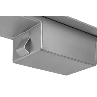 FALA Sifon de dus 600 mm Sticla Neagra inox