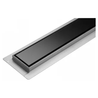FALA Sifon de dus 800 mm Sticla Neagra inox