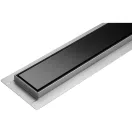 FALA Sifon de dus 800 mm Sticla Neagra inox