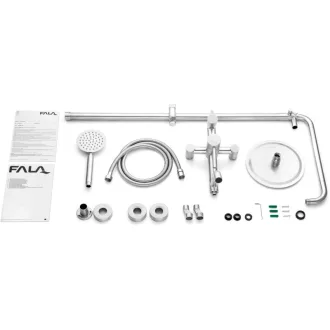 FALA Coloana de dus inox Steely2