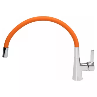   FALA Baterie chiuveta cu teava flexibila portocalie + accesorii