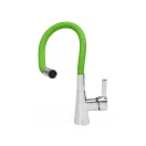 FALA Baterie chiuveta cu teava flexibila verde + accesorii