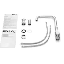 FALA Baterie chiuveta + accesorii inox Steely2