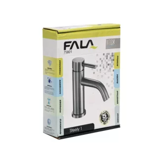 FALA Baterie lavoar + accesorii inox Steely1
