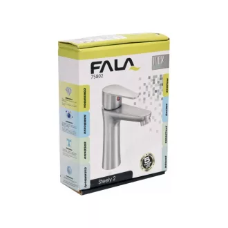 FALA Baterie lavoar + accesorii inox Steely2