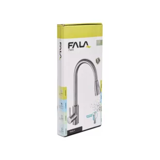 FALA Baterie chiuveta + accesorii inox Steely4
