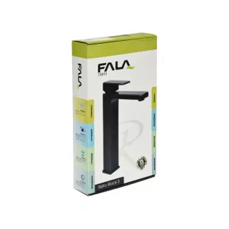 FALA Baterie lavoar + accesorii Retro Black 3