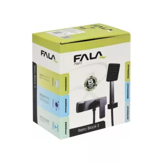 FALA Baterie dus + accesorii Retro Black 3
