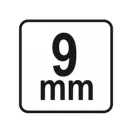 VOREL Cuțit cu lamă spargibilă 9 mm