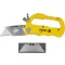VOREL Cuțit de buzunar cu lamă trapezoidală, carabină din aluminiu