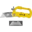 VOREL Cuțit de buzunar cu lamă trapezoidală, carabină din aluminiu