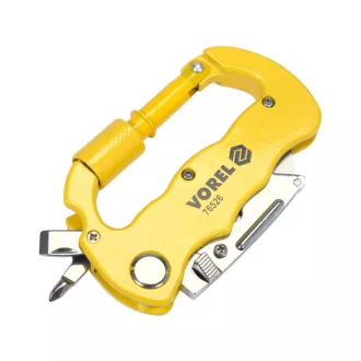   VOREL Cuțit de buzunar cu lamă trapezoidală, carabină din aluminiu