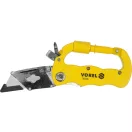 VOREL Cuțit de buzunar cu lamă trapezoidală, carabină din aluminiu