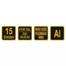 VOREL Pompa butoi rotativa 15 litri/minut aluminiu