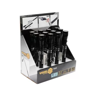   Magnet pick-up VOREL cu maner telescopic si lumina LED 170-565 mm