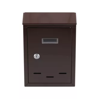 VOREL Cutie poștală maro 285 x 200 x 60 mm