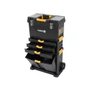 VOREL Cutie de scule pe roți 3 părți 450 x 280 x 820 mm