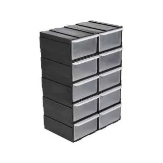 VOREL Suport șurub sertar 10 sertare 225 x 155 x 100 mm