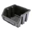 VOREL Cutie suport șuruburi neagrăxS 116 x 112 x 75 mm