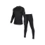 L.BRADOR 730P Set îmbrăcăminte termică (bluză și pantaloni) negru M