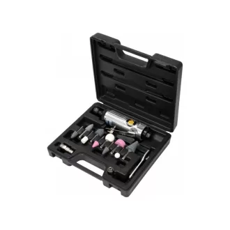 VOREL Set de șlefuire drept pneumatic 15 bucăți 1/4"
