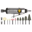 VOREL Set de șlefuire drept pneumatic 15 bucăți 1/4"