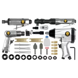 VOREL Set de scule pneumatice si accesorii 33 piese