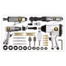 VOREL Set de scule pneumatice si accesorii 33 piese