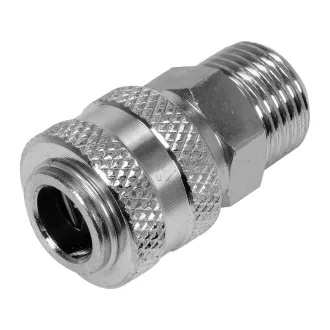 VOREL Conexiune pneumatică rapidă filet 1/2".