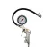 VOREL Pistol de suflat anvelope cu manometru 0-12 bar