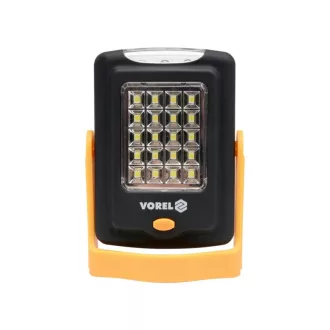 Lampa LED baterie VOREL magnetica 20+3 LED-uri