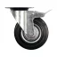 VOREL Roată industrială cu frână de furcă pivotantă 100 mm 60 kg