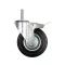 VOREL Roată industrială cu frână de furcă pivotantă 125 mm 100 kg