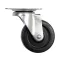 VOREL Furcă pivotantă industrială roată 65 mm 30 kg