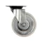 VOREL Furcă pivotantă industrială roată 75 mm 40 kg