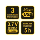 Far cu baterie VOREL LED