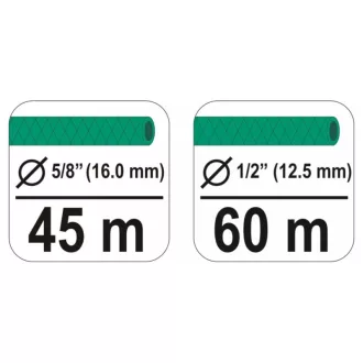 FLO Carucior suport pentru furtun 1/2" 60 m