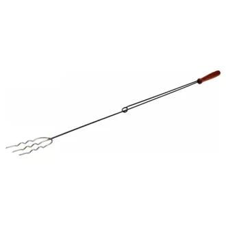 Frigarui inox cu tija suport 1200 mm cu 3 dinti
