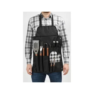 Șorț grătar + set grătar 8 piese