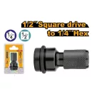 INGCO Adaptor cheie tubulară 1/2"->1/4" hex